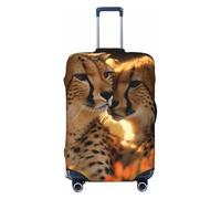 asbwuo Funda para Maleta de Viaje Cheetah Love, antiarañazos