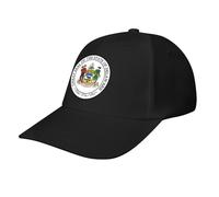 asbwuo Gorra de béisbol Informal con el Logo de Seal_of_Delaware.SVG, Divertida Gorra de Golf para papá, Gorra de Camionero Ajustable para Correr y Practicar Deportes al Aire Libre.