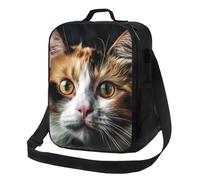 asbwuo Insulated Lunch Bag for Women Men Cats Have Big Eyes Lunch Box for Adult Reusable Lunch Tote Bag for Work Picnic Travel