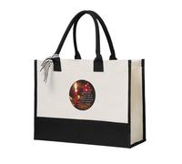 asbwuo Jesús dijo: Soy la luz del mundo, Juan 8:12. Bolsa de lona de mezcla de algodón resistente, espaciosa y reutilizable, ideal para viajes, playa y compras.