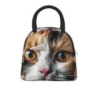 asbwuo Lunch Bag for Women Men Cats Have Big Eyes Insulated Lunch Box for Adult Reusable Lunch Tote Bag for Work Picnic Travel
