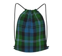 asbwuo Lyon Clan Family Tartan Outdoor Leisure Drawstring Backpack, Lightweight Waterproof Sports Bag For Men & Women - Gym, Yoga, Travel