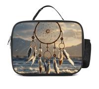 asbwuo Native American Dream Catcher Insulated Lunch Bag for Women/Men Reusable Lunch Box for Office Work Picnic Beach - Leakproof Cooler Fashion Tote Bag With Handle Freezable Lunchbox