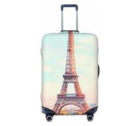 asbwuo Paris Eiffel - Funda elástica para Equipaje de Viaje, antiarañazos, se Adapta a 18-32 Pulgadas