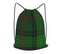 asbwuo Ross Hunting #2 Clan Family Tartan Outdoor Leisure Drawstring Backpack, Lightweight Waterproof Sports Bag For Men & Women - Gym, Yoga, Travel