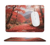 asbwuo Sous-Main de Bureau Gumbagg Trail imperméable Avec coutures Anti-effilochage et Dessous en Caoutchouc antidérapant, idéal pour Souris Sans Fil au Bureau et à la Maison.