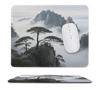 asbwuo Sous-Main imperméable « Coucher de Soleil Dans le désert » Avec coutures Anti-effilochage et Dessous antidérapant en Caoutchouc, idéal pour Souris Sans Fil au Bureau et à la Maison.