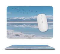 asbwuo Sous-Main imperméable Highland Salt Lakes Avec coutures Anti-effilochage et Dessous en Caoutchouc antidérapant, idéal pour Souris Sans Fil au Bureau et à la Maison.