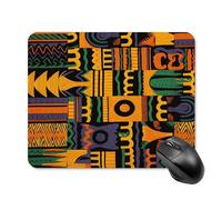 asbwuo Tapis de Souris carré imperméable à Motif ethnique africain, antidérapant, idéal pour le jeu Sur Bureau, au Bureau et à la Maison.