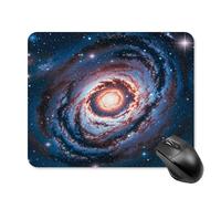 asbwuo Tapis de Souris carré imperméable Avec imprimé planètes, étoiles et Galaxie, antidérapant, idéal pour le jeu Sur Bureau, au Bureau et à la Maison.