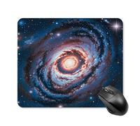 asbwuo Tapis de Souris carré imperméable Avec imprimé planètes, étoiles et Galaxie, antidérapant, idéal pour le jeu Sur Bureau, au Bureau et à la Maison.