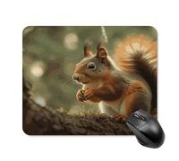 asbwuo Tapis de Souris carré imperméable Avec Motif animalier, antidérapant, idéal pour le jeu Sur Bureau, au Bureau et à la Maison.