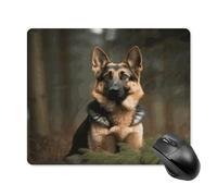 asbwuo Tapis de Souris carré imperméable Avec Motif Berger, antidérapant, pour le Bureau, Les Jeux et la Maison.