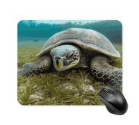 asbwuo Tapis de Souris carré imperméable Avec Motif Grande tortue, antidérapant, idéal pour le jeu Sur Bureau, au Bureau et à la Maison.