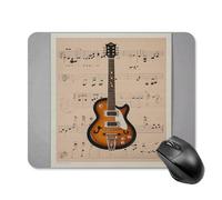 asbwuo Tapis de Souris carré imperméable Avec Motif Guitare Musicale, antidérapant, idéal pour le Bureau, Les Jeux et la Maison.
