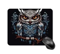 asbwuo Tapis de Souris carré imperméable Avec Motif hibou, antidérapant, pour le jeu Sur Bureau, au Bureau et à la Maison