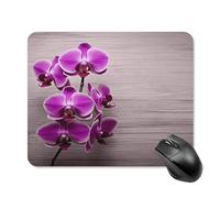 asbwuo Tapis de Souris carré imperméable Avec Motif orchidée, antidérapant, idéal pour le jeu Sur Bureau, au Bureau et à la Maison.