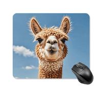 asbwuo Tapis de Souris carré imperméable Avec un Joli Motif d'alpaga, antidérapant, idéal pour Les Jeux Sur Bureau, au Bureau et à la Maison.