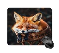 asbwuo Tapis de Souris carré imperméable Avec un Motif Amusant d'animal endormi, antidérapant, idéal pour le jeu Sur Bureau, au Bureau et à la Maison.