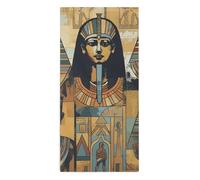 asbwuo Toallas de la Serie Tribu del Antiguo Egipto, súper Suaves, Muy absorbentes, de Microfibra, de Secado rápido, Grandes, de Moda, Reutilizables, para Gimnasio, Hotel y SPA.