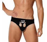 asbwuo Traje de baño para Hombre I'm The Daddy, Pantalones Cortos de Playa, Bikini, bañador Sexy