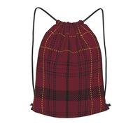 asbwuo Williams Of Wales Clan Family Tartan Outdoor Leisure Drawstring Backpack, Lightweight Waterproof Sports Bag For Men & Women - Gym, Yoga, Travel