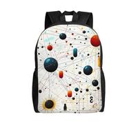 asbwuo Zaino carino con stampa fisica, impermeabile, leggero, per laptop, borsa a tracolla, casual, per donne e uomini