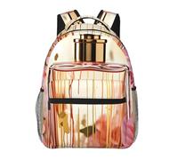 asbwuo Zaino casual per donna e uomo, alla moda, leggero, con profumo, borsa per laptop, per viaggi e escursioni