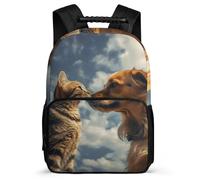 asbwuo Zaino con faccia a faccia per cani e gatti, leggero, casual, da lavoro, resistente, dal design classico, per l'uso quotidiano.