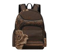 asbwuo Zaino con macchina da cucire e rose, grande capacità, resistente e leggero, zaino casual per laptop, per lavoro e viaggi