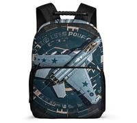 asbwuo Zaino da caccia dell'aero militare, leggero, casual, da lavoro, resistente, dal design classico, per l'uso quotidiano