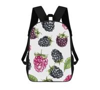 asbwuo Zaino leggero con motivo a frutti di bosco, casual, da 17 pollici, da lavoro, da viaggio, per uomo e donna