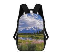 asbwuo Zaino leggero e casual da 17 pollici per il Parco Nazionale del Grand Teton, zaino da lavoro e da viaggio per uomo e donna