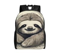 asbwuo Zaino per laptop leggero e impermeabile, zaino casual da giorno per donne e uomini, motivo: bradipo, il mio spirito animale carino