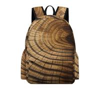 asbwuo Zaino Tree Rings, grande capacità, resistente e leggero, zaino casual per laptop, per lavoro e viaggi