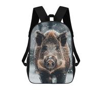 asbwuo Zaino Wild Boar, leggero, casual, da 17 pollici, da lavoro, da viaggio, per uomo e donna