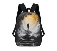 Ascend Into Light - Mystical Journey Upward Into The Unknown Mochila Escolar Infantil Impresa En 3D Para Niños, Mochilas De Viaje, Bolsas Para Libros Para Niños Estudiantes De Primaria 17inch