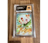 ASCENDED HEROES SCORBUNNY Illustration Rare #225 - Carta de intercambio de ACE GRADED10 GEM MINT, 2026