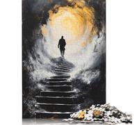 Ascendi Nella Luce - Viaggio Mistico Verso l'alto nell'ignoto Puzzle da 1000 pezzi per adulti e adolescenti Decorazione per la casa Puzzle Giocattoli 1000 pezzi (75x50 cm)