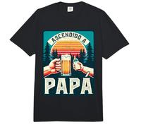 Ascendido A Papá Embarazo Sorpresa Anuncio Embarazo Comfort Colors Adult Heavyweight T-Shirt