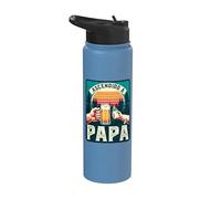Ascendido A Papá Embarazo Sorpresa Anuncio Embarazo Stainless Steel Insulated Water Bottle