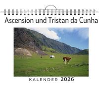Ascension und Tristan da Cunha: (Wandkalender 2026, Kalender DIN A4 quer, Monatskalender im Querformat mit Kalendarium, das perfekte Geschenk)