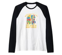 Ascensor Chistes Trabajar en Muchos Niveles Divertido Juego de Palabras Papá Broma Humor Camiseta Manga Raglan