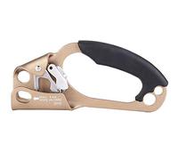 Ascensor de Cuerda para montañismo al Aire, Protector de Subida para Cuerdas de 8 a 13 mm, Ascensor de aleación de Aluminio y magnesio con Agarre Firme para Rescate y (Color Titanio Claro)