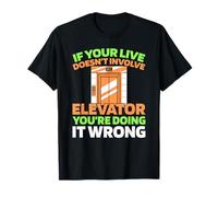 Ascensor Elevador Operador - Mecánico Ascensor Camiseta