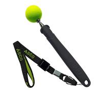 ASCO Target Stick muñequera Extensible para Perros, Gatos, Caballos, Entrenamiento y educación con clickers, de Acero Inoxidable, función telescópica 17 - 73 cm, Negro AC01TS