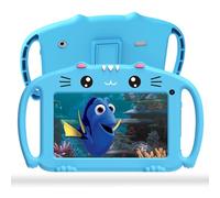 ascrecem Tablet Infantil 7 Pulgadas Android Tablet para Niños con WiFi Doble Cámara Control Parental Quad Core 2GB RAM 32GB ROM Juegos Educativos Tableta Bebe de 3 a 14 años Chica Chico (Azul)