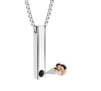 ASD Jewerly Collar De Barra Personalizado Para Hombres Y Mujeres, Collar De Proyección De Fotos, Collar De Imagen Personalizado, Collar Grabado Nombre I Love You Collar 100 Idiomas Joyas De Pareja