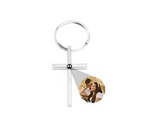 ASD Jewerly Proyección De Fotos Personalizada Llavero Cruzado Para Personalizar Regalos Para Parejas Y Amigos