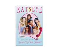 ASDASDHBW KATSEYE - Póster de grupo de música, 1 póster decorativo, lienzo para pared e impresión artística moderna, decoración de dormitorio familiar, 60 x 90 cm